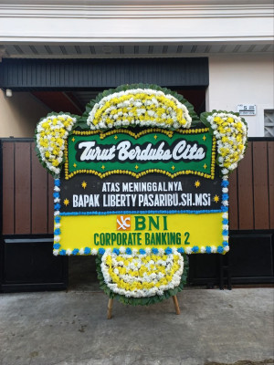 Papan Bunga Duka di Gunungpuyuh