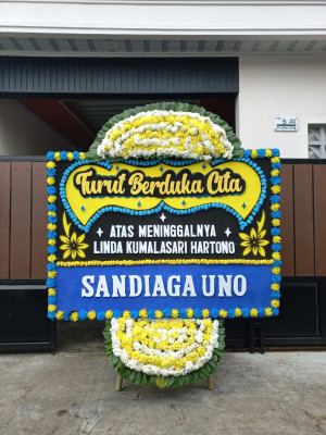 Papan Bunga Duka di Gunungpuyuh